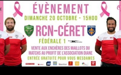 Vente des maillots du match RCN – Céret au profit de Diane